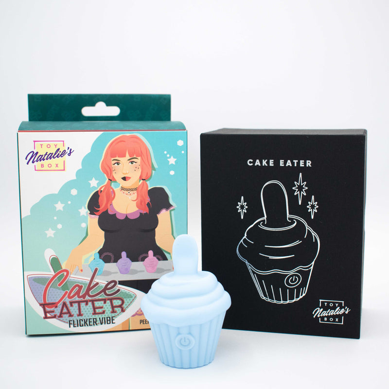 Like A Kitten Cake Eater Clit Flicker Stimulator - Blue