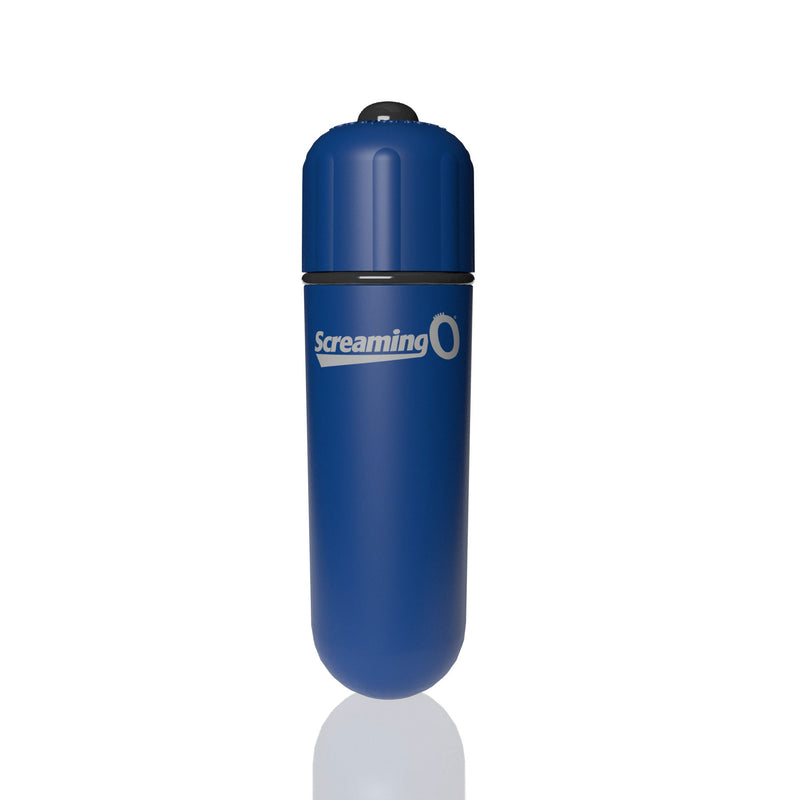 Screaming O Screaming O 4b - Bullet - Super Powered One Touch Vibrating Bullet - Blueberry