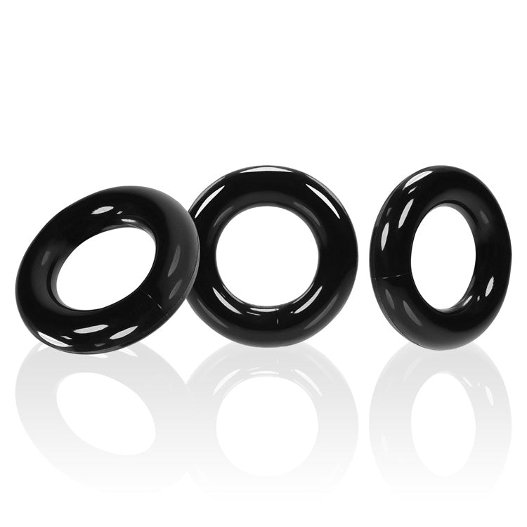 Oxballs Willy Rings 3-Pack Cockrings - Black