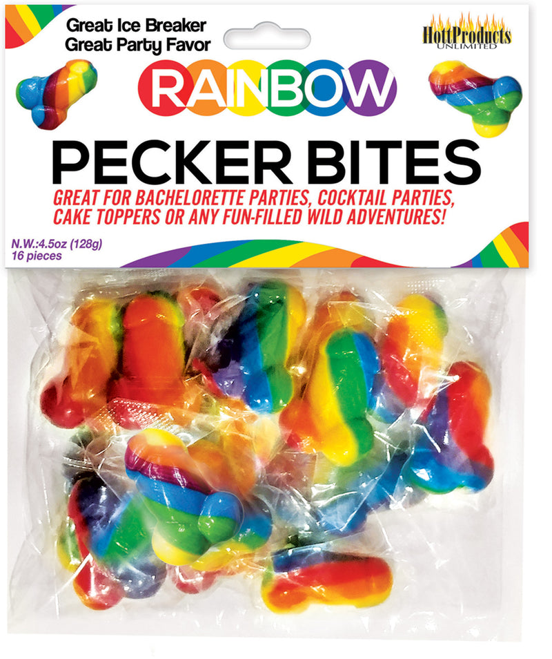 Hott Products Rainbow Pecker Bites