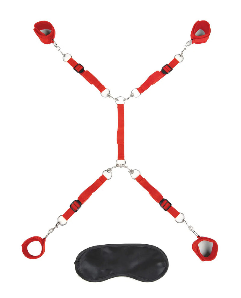 Electric Novelties 7 Pc Bed Spreader - Red