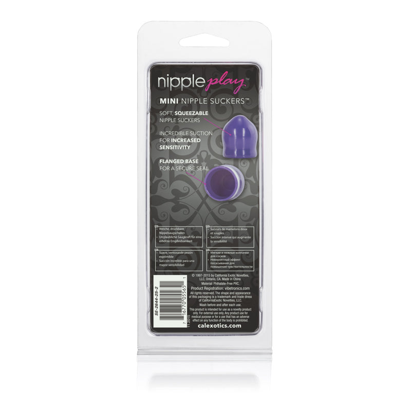 CalExotics Nipple Play Mini Nipple Suckers - Purple