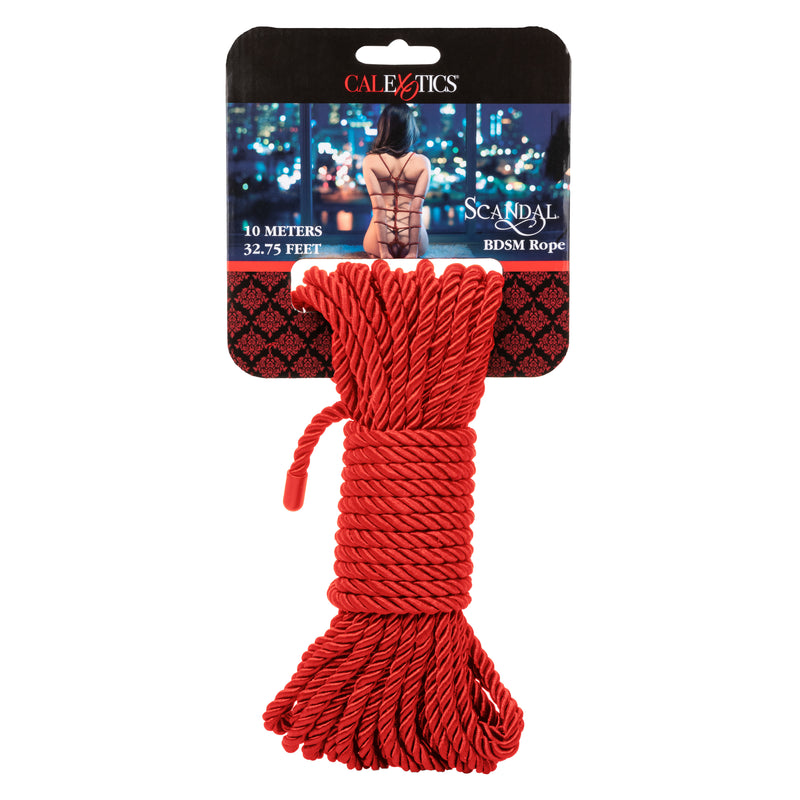 CalExotics Scandal BDSM Rope 32.75ft/ 10m - Red