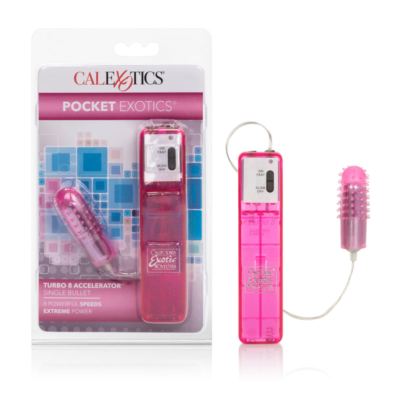 CalExotics Turbo 8 Accelerator Bullet - Pink