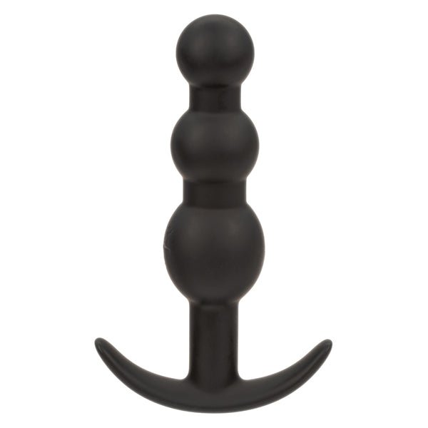 "Boundless Vibrating Beaded Plug - Black SE2700532"