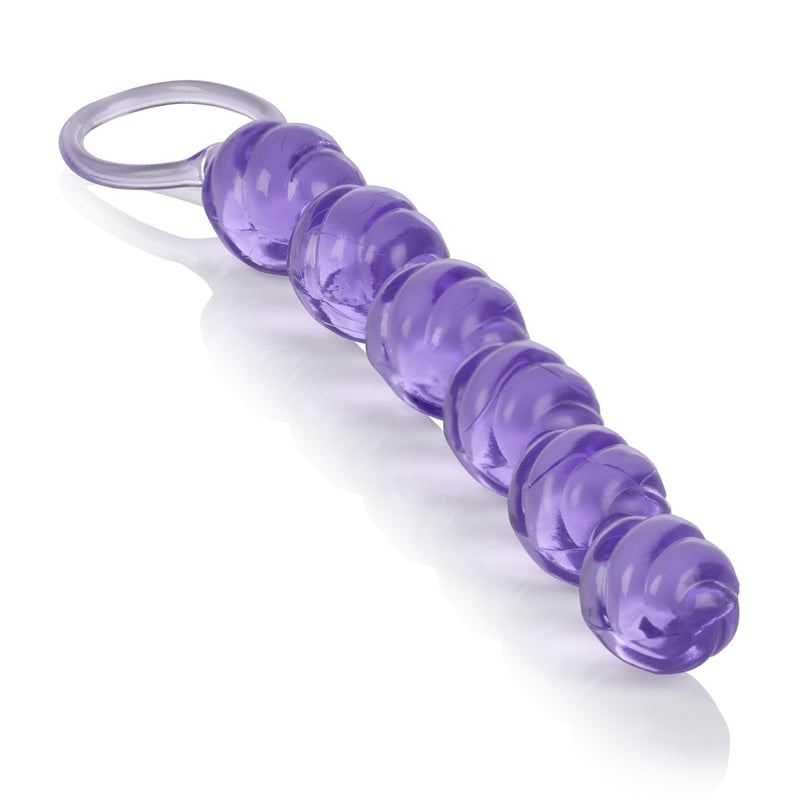 CalExotics Swirl Pleasure Beads - Purple