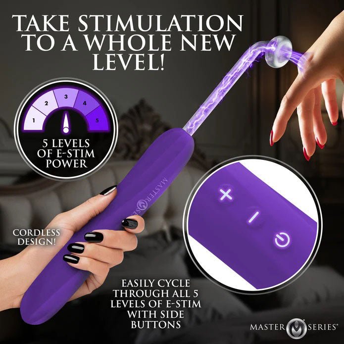 XR Brands E-Stim Wand - Purple