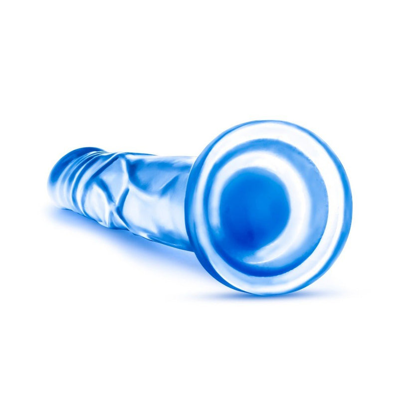 B Yours Sweet N' Hard 5 Realistic Blue 7.5-Inch Long Dildo With Suction Cup Base