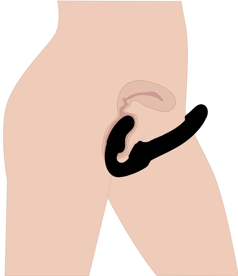 XR Brands Revolver Strapless Strap on G Spot Dildo