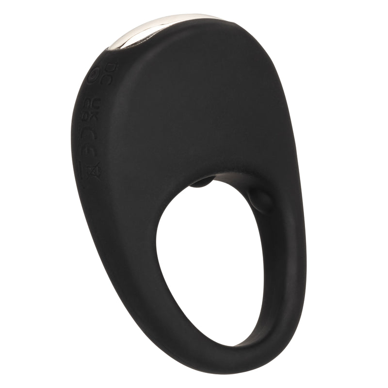 CalExotics Silicone Rechargeable Pleasure Ring - Black - Black