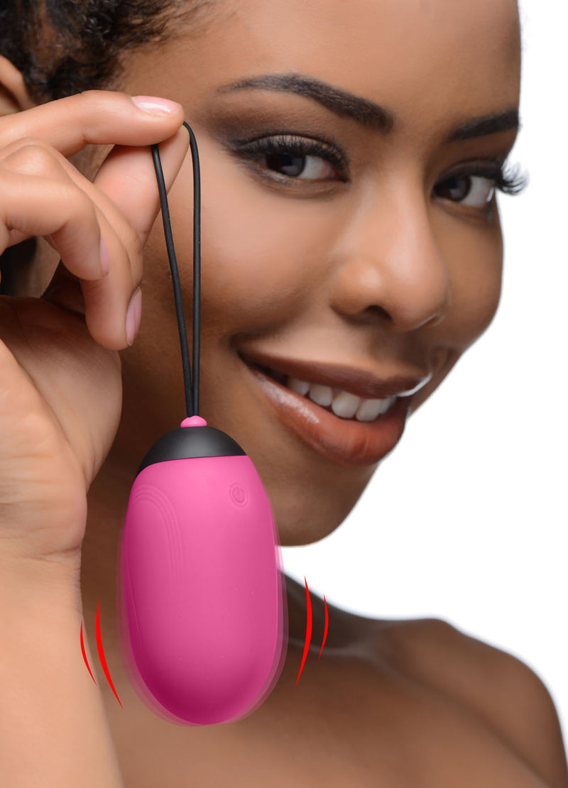 XR Brands Bang XL Silicone Vibrating Egg - Pink