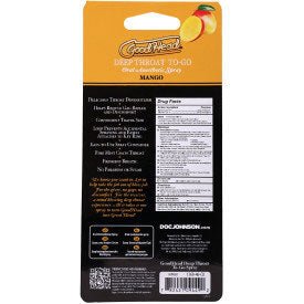 Doc Johnson Goodhead Deep Throat Spray to Go Mango .30fl Oz