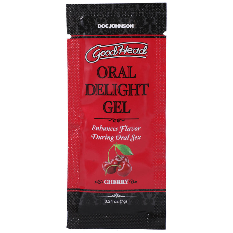 Doc Johnson Goodhead - Oral Delight Gel Cherry 0.24 Oz Bulk