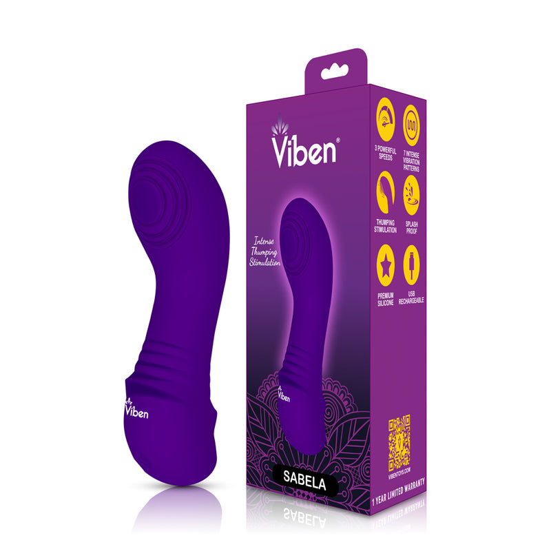 Viben Sebela Mini Thumping G-Spot Vibe - Violet
