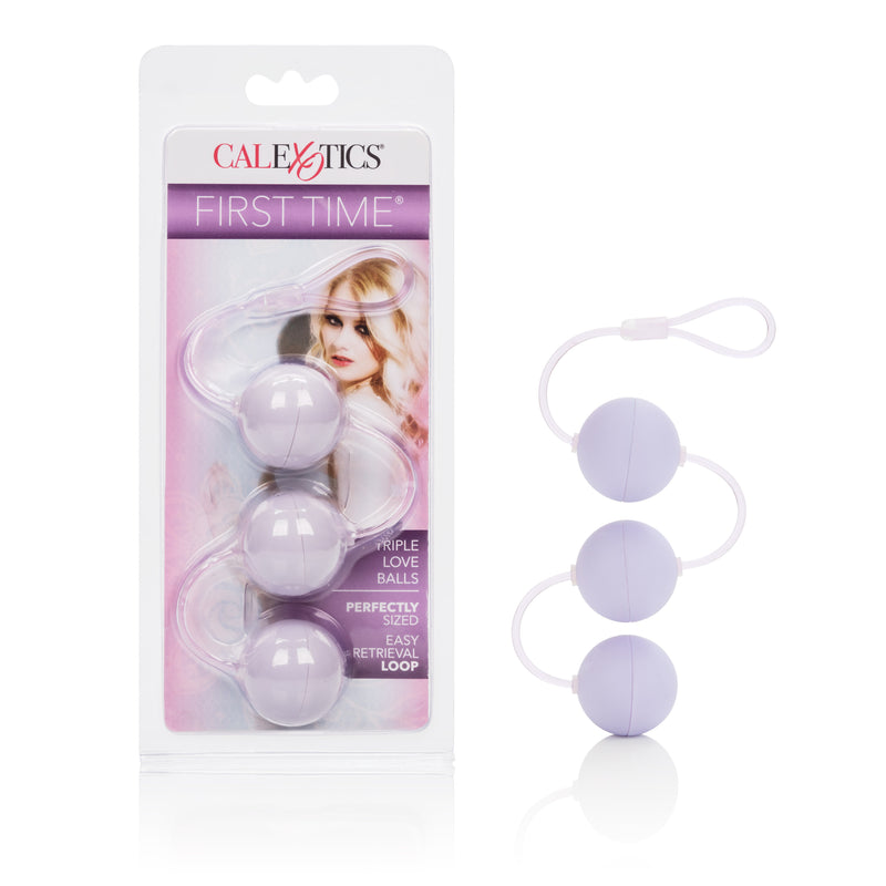 CalExotics First Time Love Balls Triple Lovers - Purple