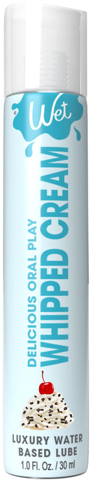 "Wet Delicious Oral Play - Whipped Cream - Waterbased Flavored Lubricant 1 Oz WT21542"