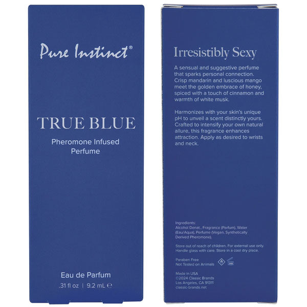 Classic Brands Pure Instinct Pheromone Perfume Spray True Blue 9.2 ml 0.31 Floz