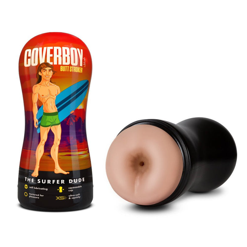 Coverboy The Surfer Dude Self Lubricating Realistic Beige Butt Stroker