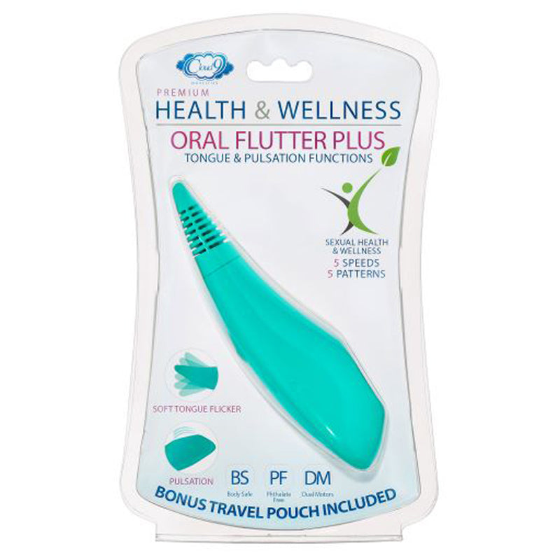 Cloud 9 Novelties Health and Wellness Oral Flutter Plus - Teal