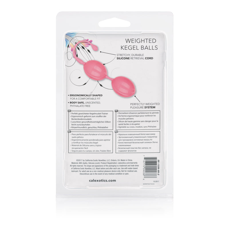 CalExotics Weighted Kegel Balls - Pink