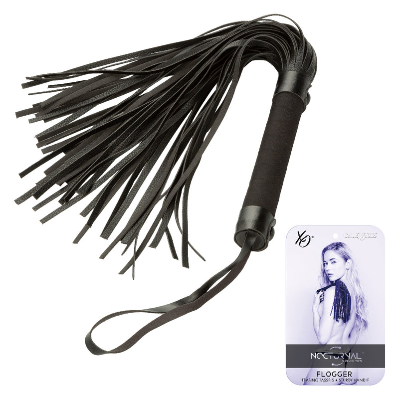 CalExotics Nocturnal Collection Flogger - Black