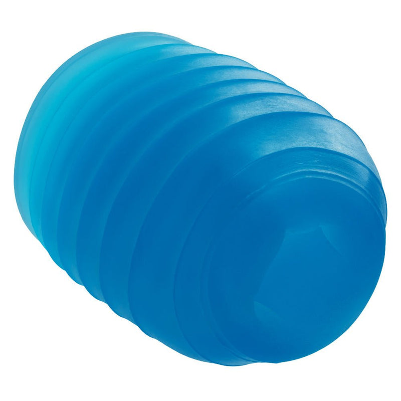 CalExotics Pop Sock Ribbed - Blue - Stroker Masturbator - Mini Stroker