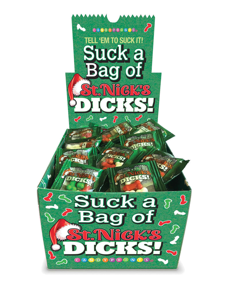 Little Genie Suck a Bag of St. Nicks Dicks- Display of 100 Ct.