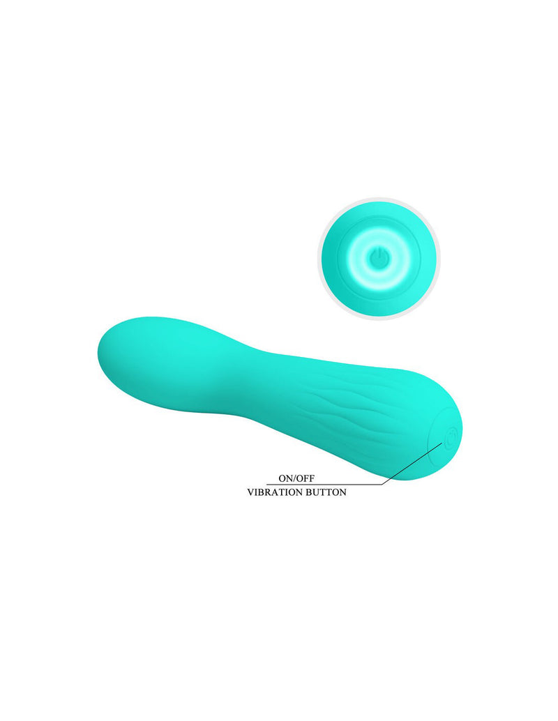 Pretty Love Faun Rechargeable Vibrator - Turquoise