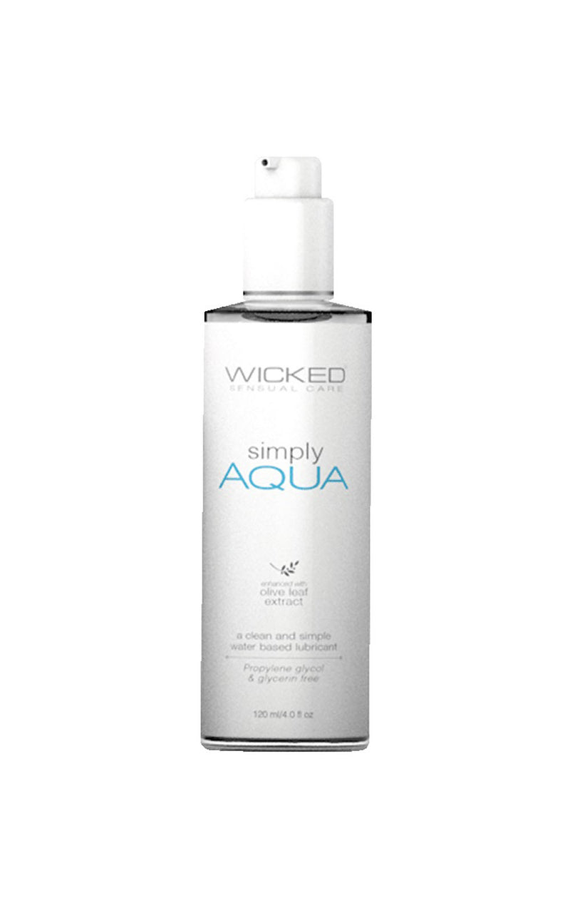 Wicked Sensual Care Simply Aqua Fragrance Free Lubricant - 4 Fl. Oz.