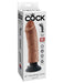 King Cock 8" Vibrating Cock - Tan | AdultSex.Toys