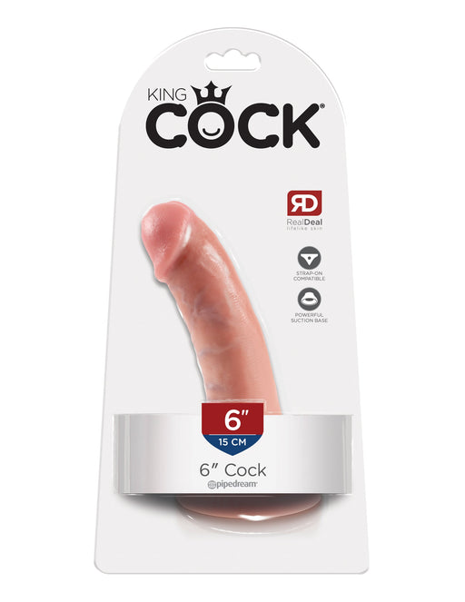 King Cock 6" Cock - Light | AdultSex.Toys