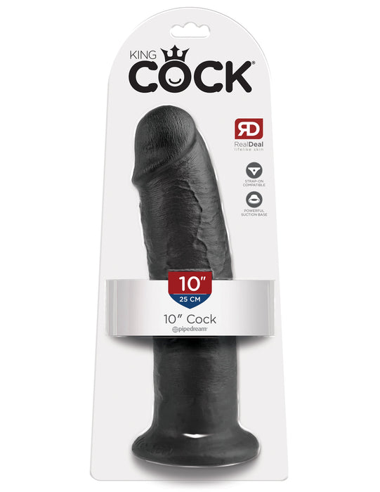 King Cock 10" Cock - Black | AdultSex.Toys