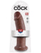 King Cock 10" Cock - Brown | AdultSex.Toys