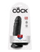 King Cock 7" Cock with Balls - Black | AdultSex.Toys