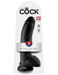 King Cock 9" Cock with Balls - Black | AdultSex.Toys