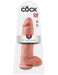 King Cock 12" Cock with Balls - Light | AdultSex.Toys