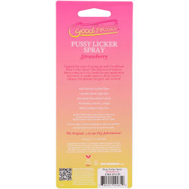 Doc Johnson Goodhead Pussy Licker Spray Strawberry 1 Fl Oz