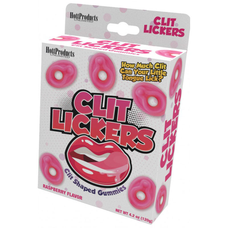 Hott Products Clit Lickers Gummies Raspberry Flavors 4.2oz