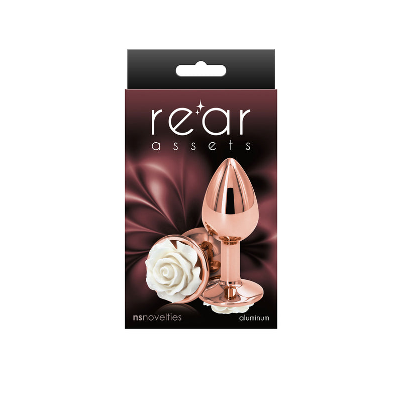 nsnovelties Rear Assets - Rose - Small - White