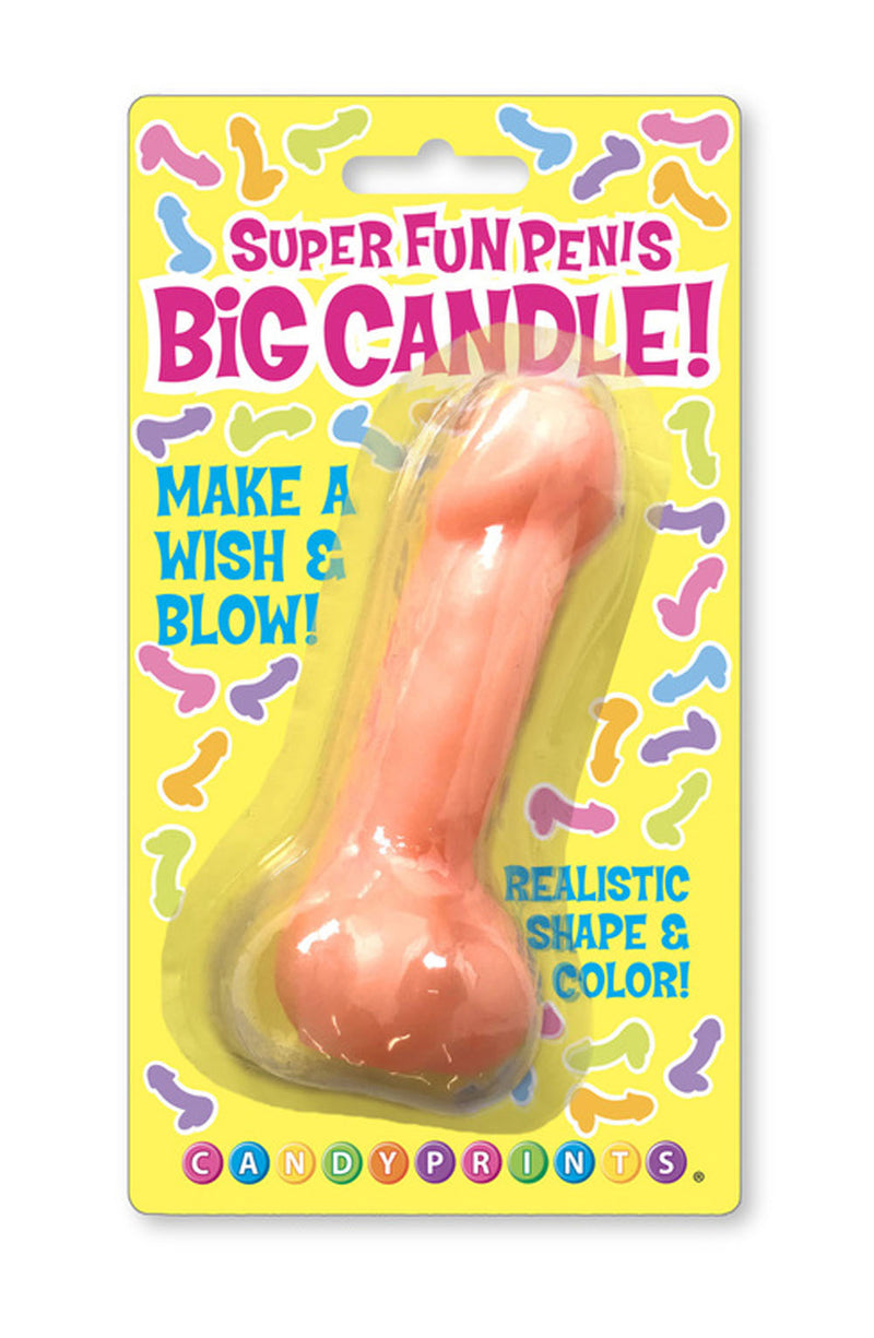 Little Genie Super Fun Big Penis Candle - Pink