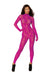 "Bodystocking With Finger Gloves - One Size - Azalea DG-0416AZAOS"