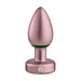 "Bougie Plug Anodized Aluminum Butt Plug - Rose Gold FF-1052-08"