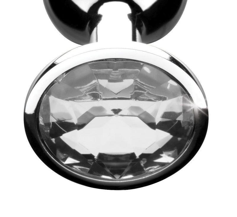 XR Brands Clear Gem Anal Plug - Small