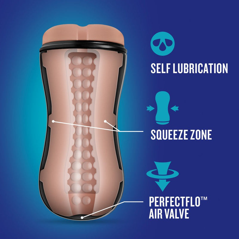 Coverboy The Surfer Dude Self Lubricating Realistic Beige Butt Stroker