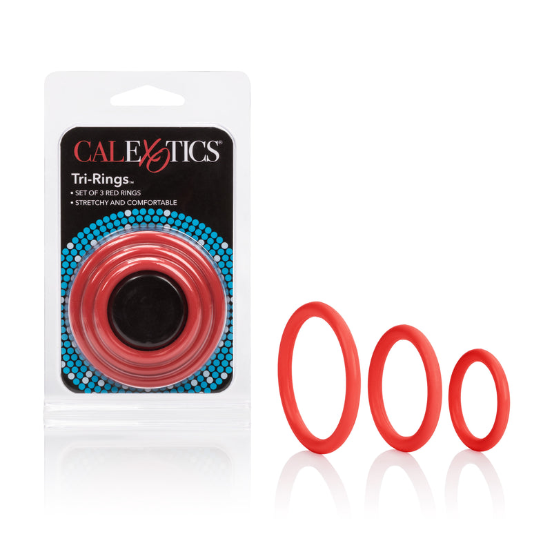 CalExotics Tri-Rings - Red