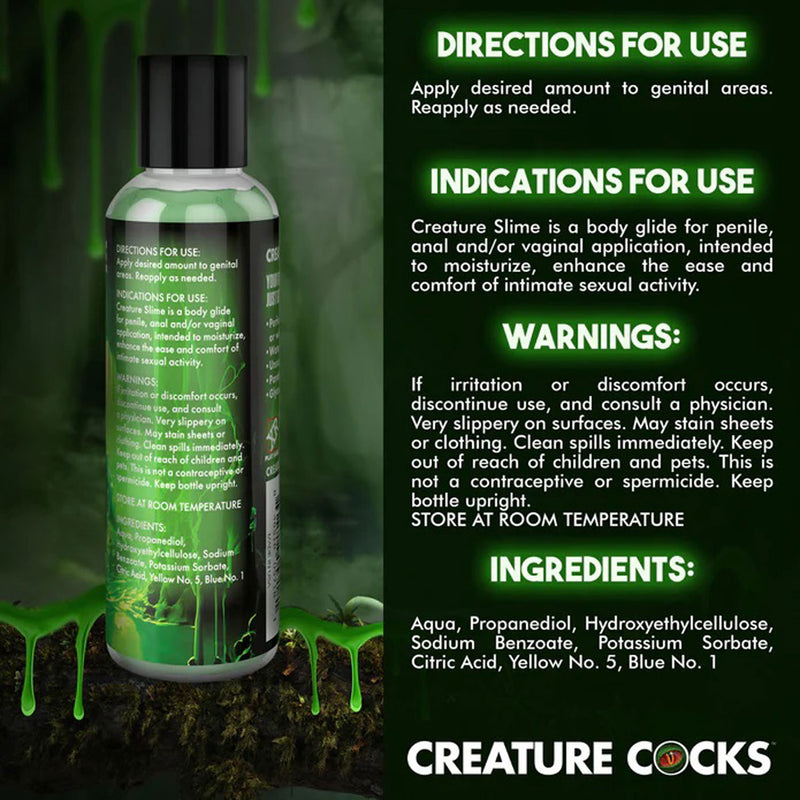 XR Brands 4oz Creature Slime Green Slime Water-Based - Lubricant