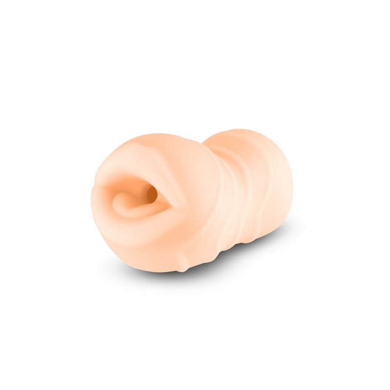 NS Novelties Pocket Pals - Mouth Stroker - White - Stroker Masturbator - Realistic Pocket Pussy - Mini Stroker