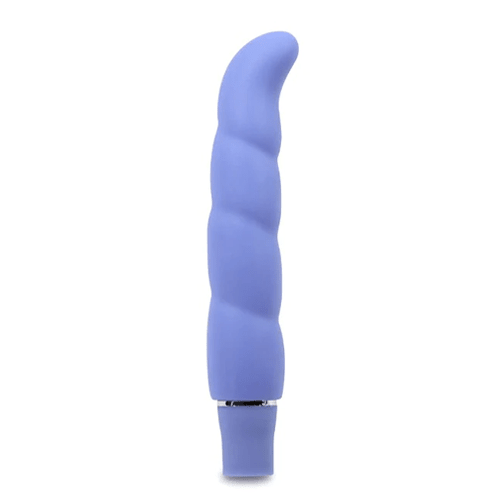 Eden 6.25" Purple Long Waterproof Multi-Speed Curved G-Spot Vibrator