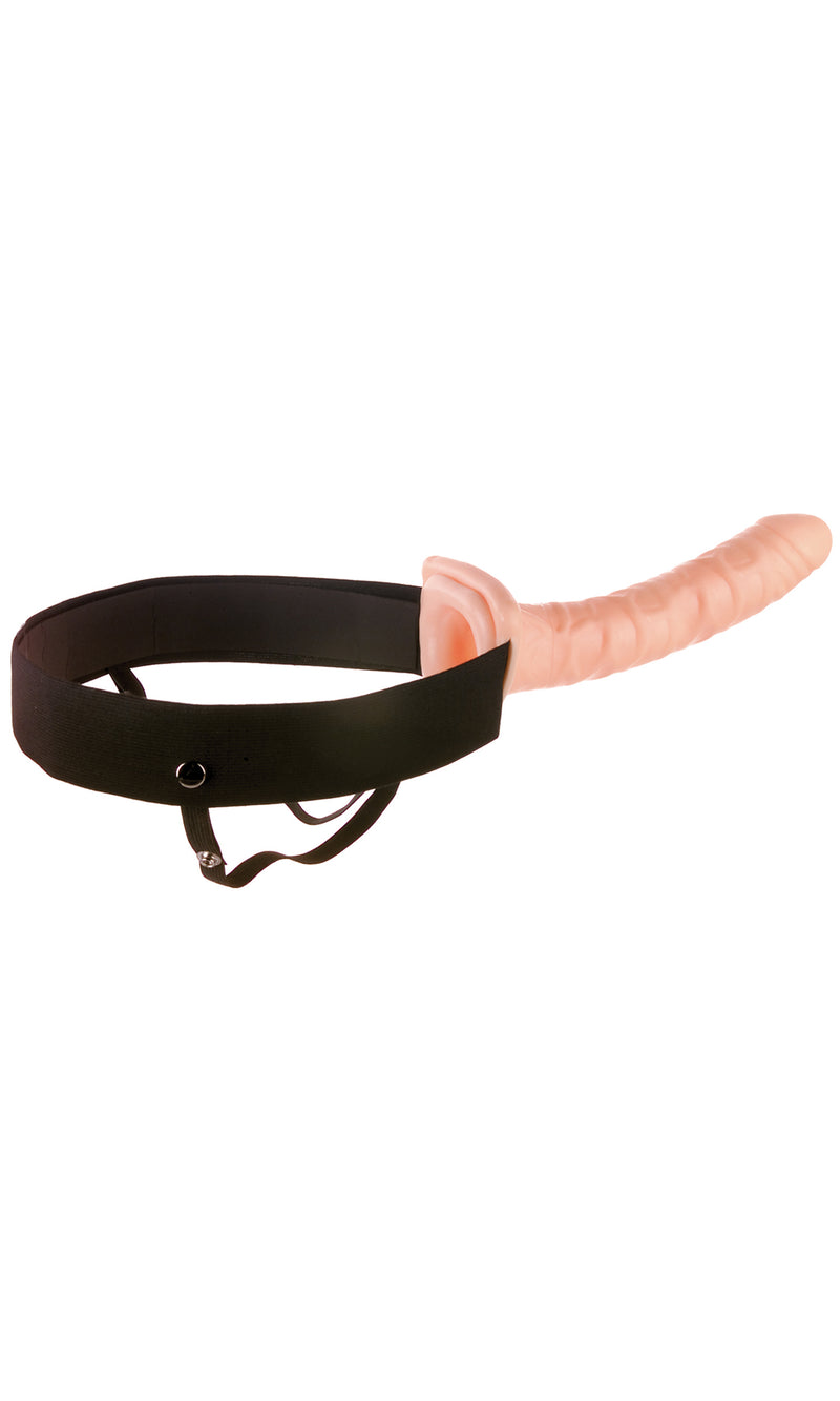 Pipedream Fetish Fantasy Series 10 Inch Hollow Strap-on - Flesh