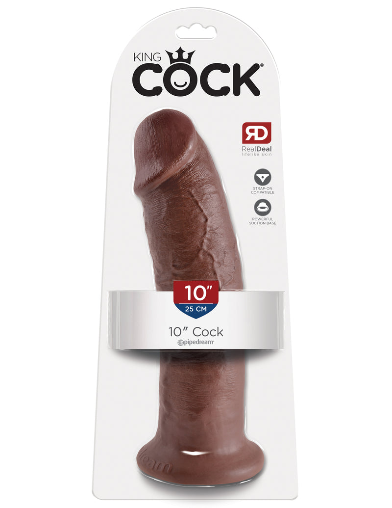 Pipedream King Cock 10-Inch Cock Brown